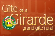Logo du Gîte rural de la Girarde à Saint Haon le Vieux.